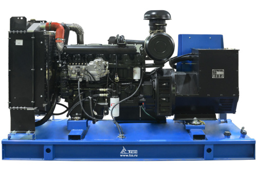 Дизельный генератор ТСС ЭД-150-Т400 в погодозащитном кожухе на прицепе